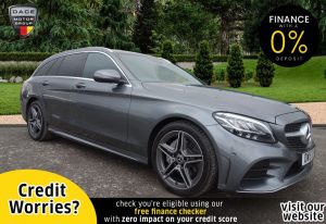 Used 2019 GREY MERCEDES-BENZ C-CLASS Estate 1.6 C 200 D AMG LINE 5d 159 BHP (reg. 2019-06-28) for sale in Stockport