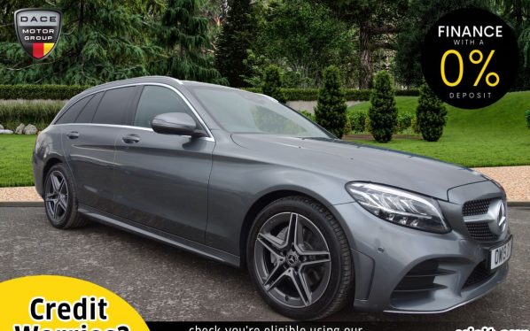 Used 2019 GREY MERCEDES-BENZ C-CLASS Estate 1.6 C 200 D AMG LINE 5d 159 BHP (reg. 2019-06-28) for sale in Stockport