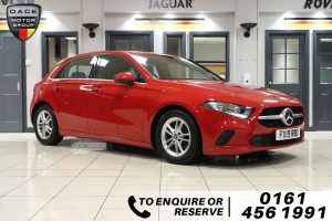 Used 2019 RED MERCEDES-BENZ A-CLASS Hatchback 1.3 A 180 SE 5d AUTO 135 BHP (reg. 2019-06-13) for sale in Wilmslow