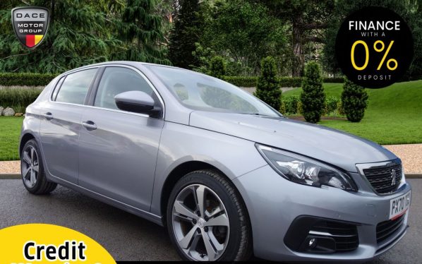 Used 2020 GREY PEUGEOT 308 Hatchback 1.2 PURETECH S/S ALLURE 5d 109 BHP (reg. 2020-09-14) for sale in Stockport