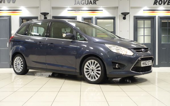 Used 2013 BLUE FORD GRAND C-MAX MPV 2.0 TITANIUM TDCI 5d 138 BHP (reg. 2013-02-11) for sale in Wilmslow