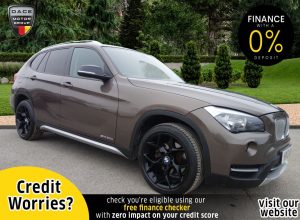 Used 2013 BRONZE BMW X1 Estate 2.0 SDRIVE20D XLINE 5d AUTO 181 BHP (reg. 2013-04-19) for sale in Stockport