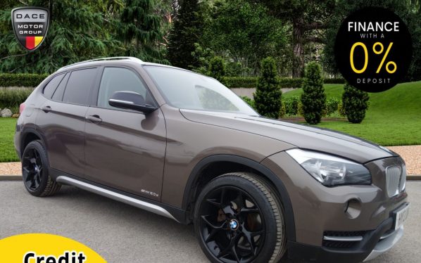 Used 2013 BRONZE BMW X1 Estate 2.0 SDRIVE20D XLINE 5d AUTO 181 BHP (reg. 2013-04-19) for sale in Stockport