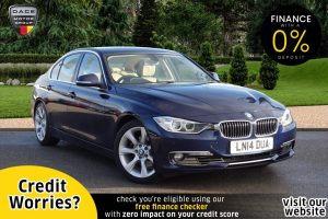 Used 2014 BLUE BMW 3 SERIES Saloon 3.0 330D LUXURY 4d AUTO 255 BHP (reg. 2014-03-07) for sale in Stockport