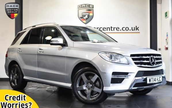 Used 2014 SILVER MERCEDES-BENZ M-CLASS Estate 2.1 ML250 BLUETEC AMG SPORT 5DR AUTO 204 BHP (reg. 2014-07-25) for sale in Altrincham