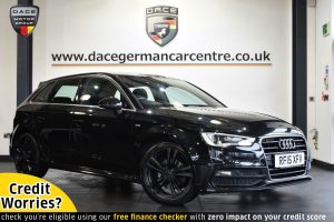 Used 2015 BLACK AUDI A3 Hatchback 2.0 TDI S LINE 5DR 148 BHP (reg. 2015-08-10) for sale in Altrincham