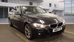 Used 2015 BLACK BMW 3 SERIES Saloon 2.0 320D M SPORT 4DR AUTO 181 BHP (reg. 2015-03-31) for sale in Altrincham