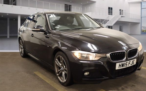 Used 2015 BLACK BMW 3 SERIES Saloon 2.0 320D M SPORT 4DR AUTO 181 BHP (reg. 2015-03-31) for sale in Altrincham