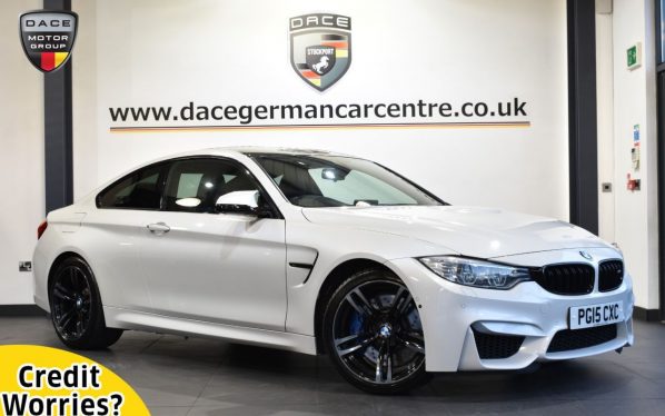 Used 2015 WHITE BMW M4 Coupe 3.0 M4 2DR AUTO 426 BHP (reg. 2015-03-20) for sale in Altrincham