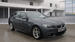 Used 2016 GREY BMW 5 SERIES Estate 2.0 520D M SPORT TOURING 5d AUTO 188 BHP (reg. 2016-09-28) for sale in Stockport