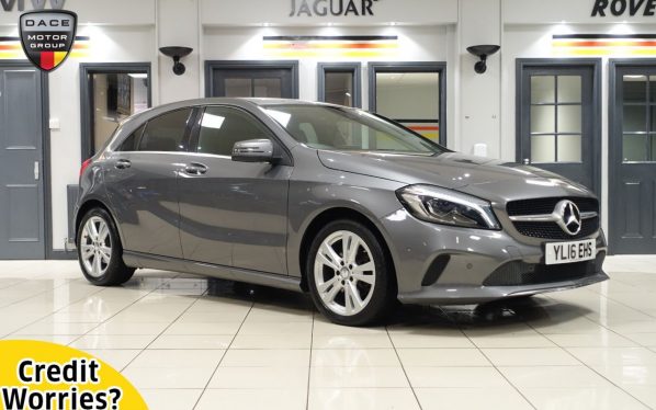 Used 2016 GREY MERCEDES-BENZ A-CLASS Hatchback 2.1 A 200 D SPORT PREMIUM 5d AUTO 134 BHP (reg. 2016-06-30) for sale in Wilmslow