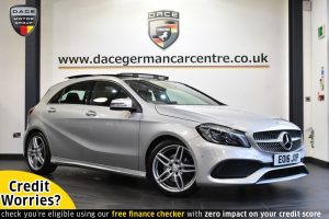Used 2016 SILVER MERCEDES-BENZ A-CLASS Hatchback 1.6 A 180 AMG LINE PREMIUM PLUS 5DR AUTO 121 BHP (reg. 2016-03-21) for sale in Altrincham