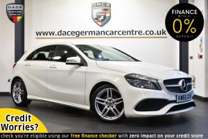 Used 2016 WHITE MERCEDES-BENZ A-CLASS Hatchback 2.1 A 200 D AMG LINE 5DR 134 BHP (reg. 2016-12-31) for sale in Altrincham