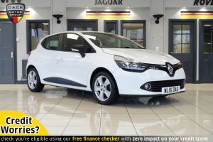 Used 2016 WHITE RENAULT CLIO Hatchback 1.1 PLAY 16V 5d 73 BHP (reg. 2016-05-31) for sale in Wilmslow