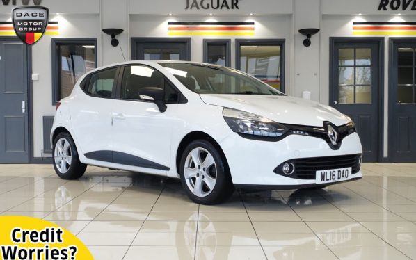 Used 2016 WHITE RENAULT CLIO Hatchback 1.1 PLAY 16V 5d 73 BHP (reg. 2016-05-31) for sale in Wilmslow