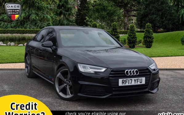 Used 2017 BLACK AUDI A4 Saloon 1.4 TFSI BLACK EDITION 4d 148 BHP (reg. 2017-08-21) for sale in Stockport