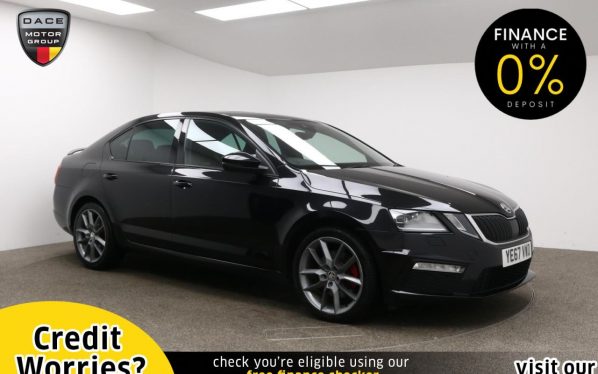 Used 2017 BLACK SKODA OCTAVIA Hatchback 2.0 VRS TDI 5d 181 BHP (reg. 2017-11-23) for sale in Manchester