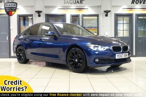 Used 2017 BLUE BMW 3 SERIES Saloon 2.0 318D SE 4d AUTO 148 BHP (reg. 2017-11-23) for sale in Wilmslow