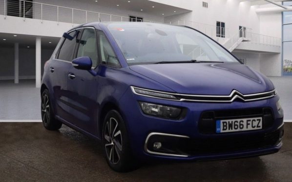 Used 2017 BLUE CITROEN C4 PICASSO MPV 1.6 BLUEHDI FLAIR S/S 5d 118 BHP (reg. 2017-01-17) for sale in Stockport