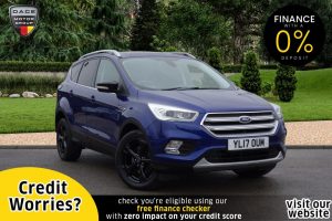 Used 2017 BLUE FORD KUGA Hatchback 1.5 TITANIUM X TDCI 5d 118 BHP (reg. 2017-06-26) for sale in Stockport
