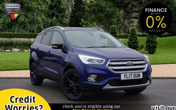 Used 2017 BLUE FORD KUGA Hatchback 1.5 TITANIUM X TDCI 5d 118 BHP (reg. 2017-06-26) for sale in Stockport
