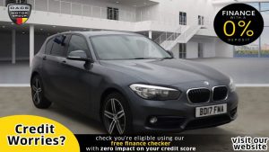 Used 2017 GREY BMW 1 SERIES Hatchback 1.5 116D SPORT 5d AUTO 114 BHP (reg. 2017-04-30) for sale in Manchester