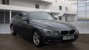 Used 2017 GREY BMW 3 SERIES Saloon 2.0 320D SPORT 4DR AUTO 188 BHP (reg. 2017-12-14) for sale in Altrincham