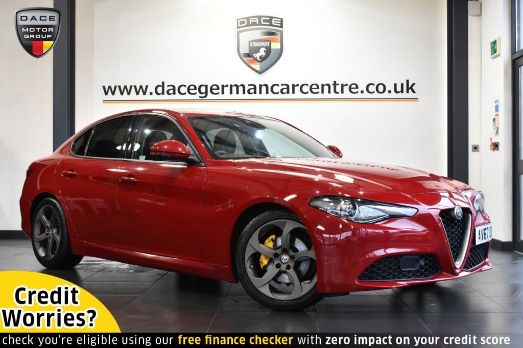 Used 2017 RED ALFA ROMEO GIULIA Saloon 2.1 TD SUPER 4DR 178 BHP (reg. 2017-11-30) for sale in Altrincham