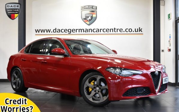 Used 2017 RED ALFA ROMEO GIULIA Saloon 2.1 TD SUPER 4DR 178 BHP (reg. 2017-11-30) for sale in Altrincham