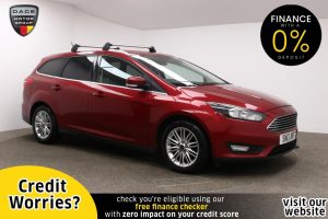 Used 2017 RED FORD FOCUS Estate 1.5 ZETEC EDITION TDCI 5d 118 BHP (reg. 2017-05-19) for sale in Manchester