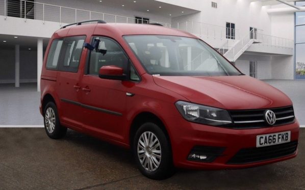 Used 2017 RED VOLKSWAGEN CADDY MPV 2.0 C20 LIFE TDI 5d 101 BHP (reg. 2017-01-05) for sale in Stockport