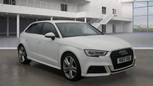 Used 2017 WHITE AUDI A3 Hatchback 1.4 TFSI S LINE 5DR 148 BHP (reg. 2017-03-08) for sale in Altrincham