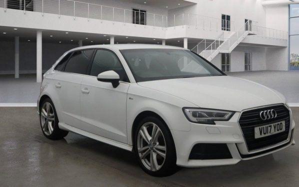 Used 2017 WHITE AUDI A3 Hatchback 1.4 TFSI S LINE 5DR 148 BHP (reg. 2017-03-08) for sale in Altrincham