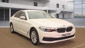 Used 2017 WHITE BMW 5 SERIES Saloon 2.0 520D XDRIVE SE 4d AUTO 188 BHP (reg. 2017-10-31) for sale in Stockport