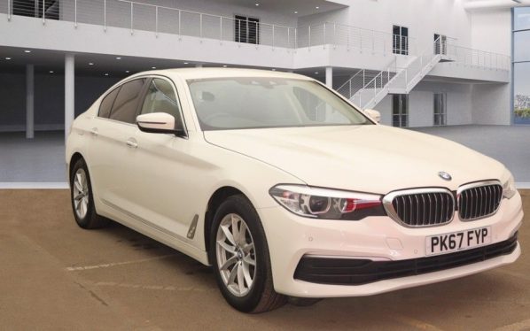Used 2017 WHITE BMW 5 SERIES Saloon 2.0 520D XDRIVE SE 4d AUTO 188 BHP (reg. 2017-10-31) for sale in Stockport