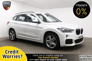 Used 2017 WHITE BMW X1 Estate 2.0 XDRIVE20D M SPORT 5d 188 BHP (reg. 2017-12-01) for sale in Manchester