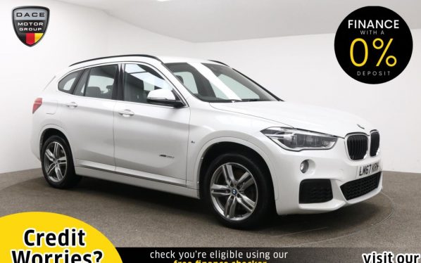 Used 2017 WHITE BMW X1 Estate 2.0 XDRIVE20D M SPORT 5d 188 BHP (reg. 2017-12-01) for sale in Manchester