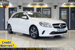 Used 2017 WHITE MERCEDES-BENZ A-CLASS Hatchback 1.5 A 180 D SE 5d 107 BHP (reg. 2017-10-18) for sale in Wilmslow