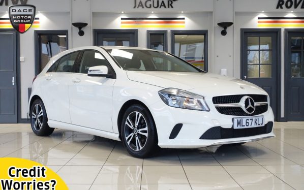 Used 2017 WHITE MERCEDES-BENZ A-CLASS Hatchback 1.5 A 180 D SE 5d 107 BHP (reg. 2017-10-18) for sale in Wilmslow
