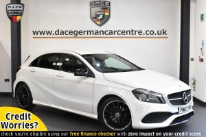Used 2017 WHITE MERCEDES-BENZ A-CLASS Hatchback 1.6 A 160 AMG LINE EXECUTIVE 5DR 102 BHP (reg. 2017-09-05) for sale in Altrincham