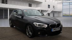 Used 2018 BLACK BMW 1 SERIES Hatchback 1.5 118I M SPORT 5d 134 BHP (reg. 2018-10-22) for sale in Stockport