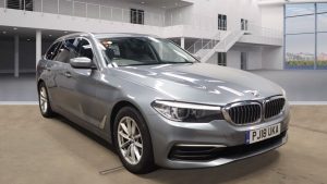 Used 2018 BLUE BMW 5 SERIES Estate 2.0 520D SE TOURING 5DR AUTO 188 BHP (reg. 2018-06-29) for sale in Altrincham