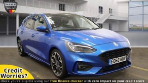 Used 2018 BLUE FORD FOCUS Hatchback 1.5 ST-LINE X TDCI 5d AUTO 119 BHP (reg. 2018-09-10) for sale in Wilmslow