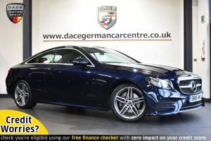 Used 2018 BLUE MERCEDES-BENZ E-CLASS Coupe 2.0 E 220 D AMG LINE 2DR AUTO 192 BHP (reg. 2018-03-31) for sale in Altrincham