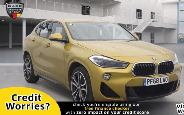 Used 2018 GOLD BMW X2 Hatchback 2.0 SDRIVE18D M SPORT 5d 148 BHP (reg. 2018-12-20) for sale in Manchester