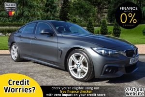 Used 2018 GREY BMW 4 SERIES GRAN COUPE  2.0 420D M SPORT GRAN COUPE 4d AUTO 188 BHP (reg. 2018-02-14) for sale in Stockport