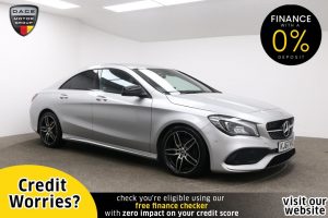 Used 2018 SILVER MERCEDES-BENZ CLA Coupe 2.1 CLA 220 D AMG LINE 4d AUTO 174 BHP (reg. 2018-02-28) for sale in Manchester