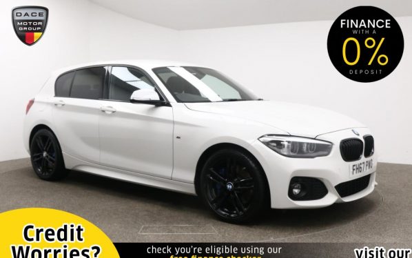Used 2018 WHITE BMW 1 SERIES Hatchback 2.0 120D M SPORT SHADOW EDITION 5d 188 BHP (reg. 2018-02-15) for sale in Manchester
