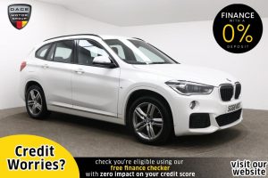 Used 2018 WHITE BMW X1 Estate 2.0 SDRIVE18D M SPORT 5d 148 BHP (reg. 2018-09-13) for sale in Manchester