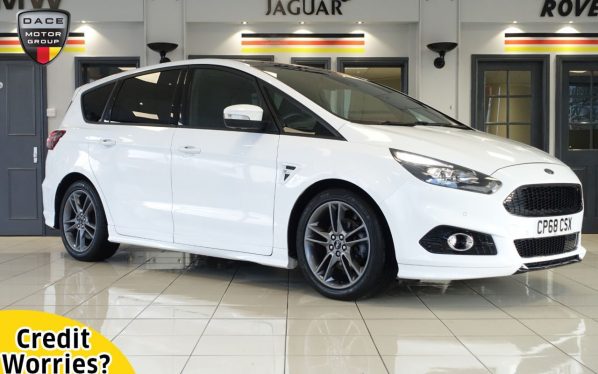 Used 2018 WHITE FORD S-MAX MPV 2.0 ST-LINE ECOBLUE 5d AUTO 238 BHP (reg. 2018-10-26) for sale in Wilmslow